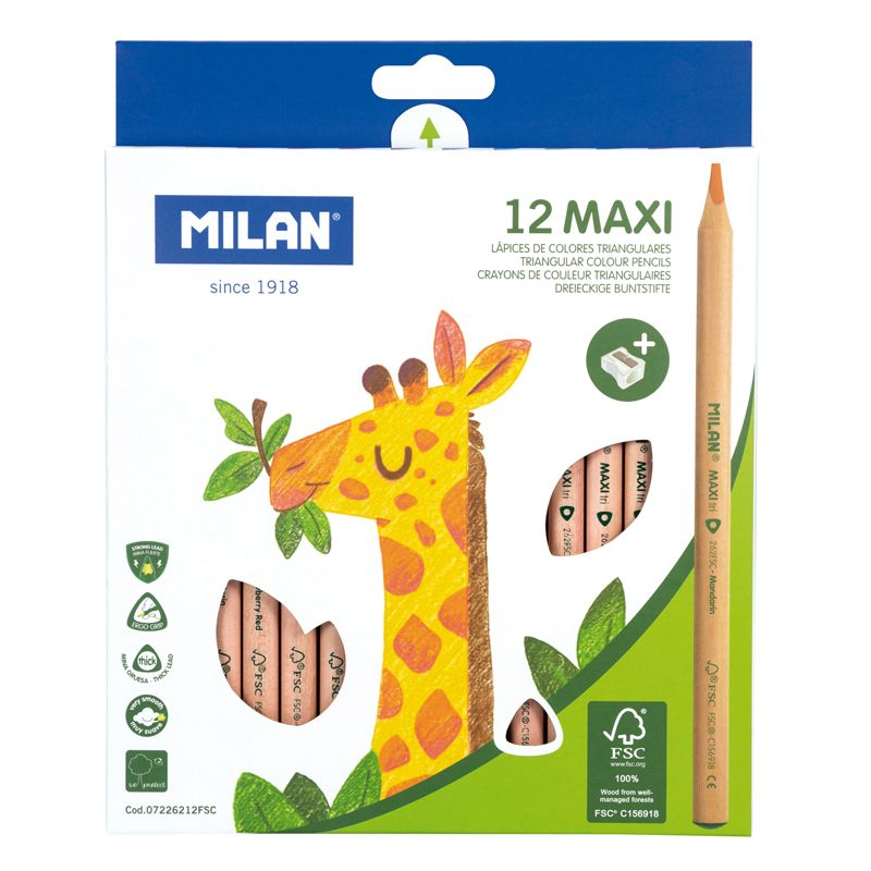 Set 12 creioane colorate - Maxi