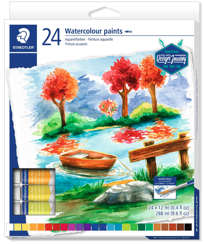 Acuarele - 24 Watercolour paints, 8880 C24