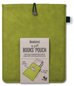 Husa pentru carte & accesorii verde - Bookaroo Books & Stuff Pouch