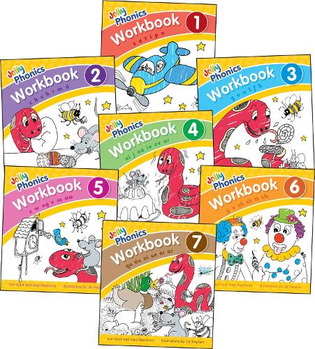 Jolly Phonics Workbooks - Volume 1-7