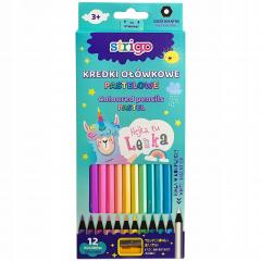 Set 12 creioane colorate pastel