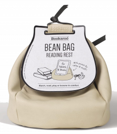 Suport pentru carte - Bookaroo Bean Bag Reading Rest - Cream
