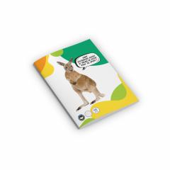 Caiet - Dictando, Cangur, format A5, 48 file, capsat, gama Discover the wild