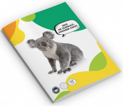 Caiet - Matematica, Koala, format A5, capsat, gama Discover the wild