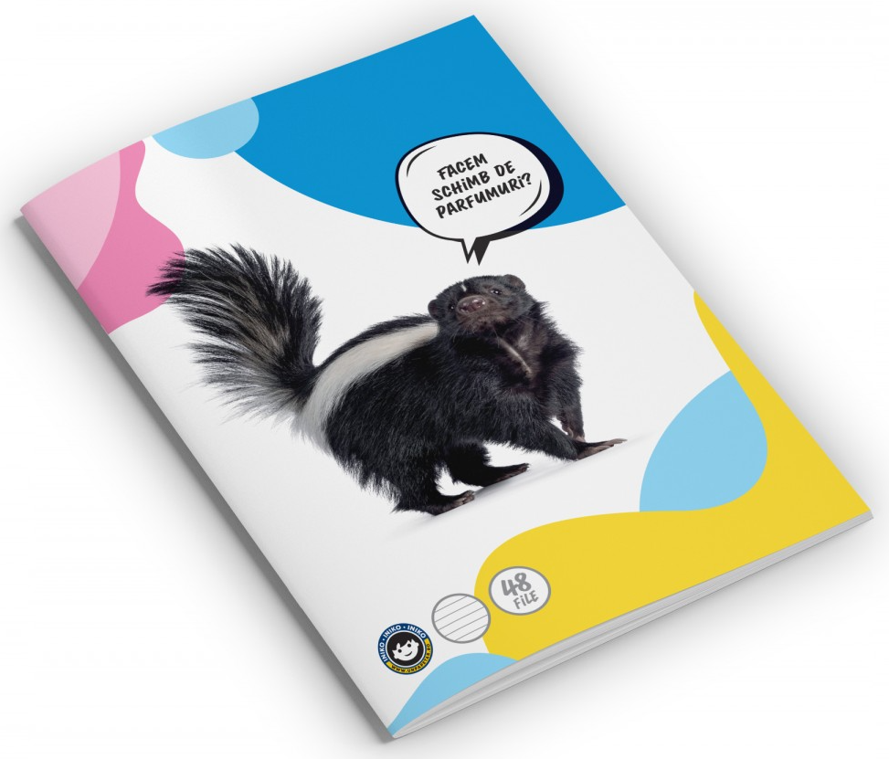 Caiet - Discover The Wild - Sconcs, A4, dictando, 48 file