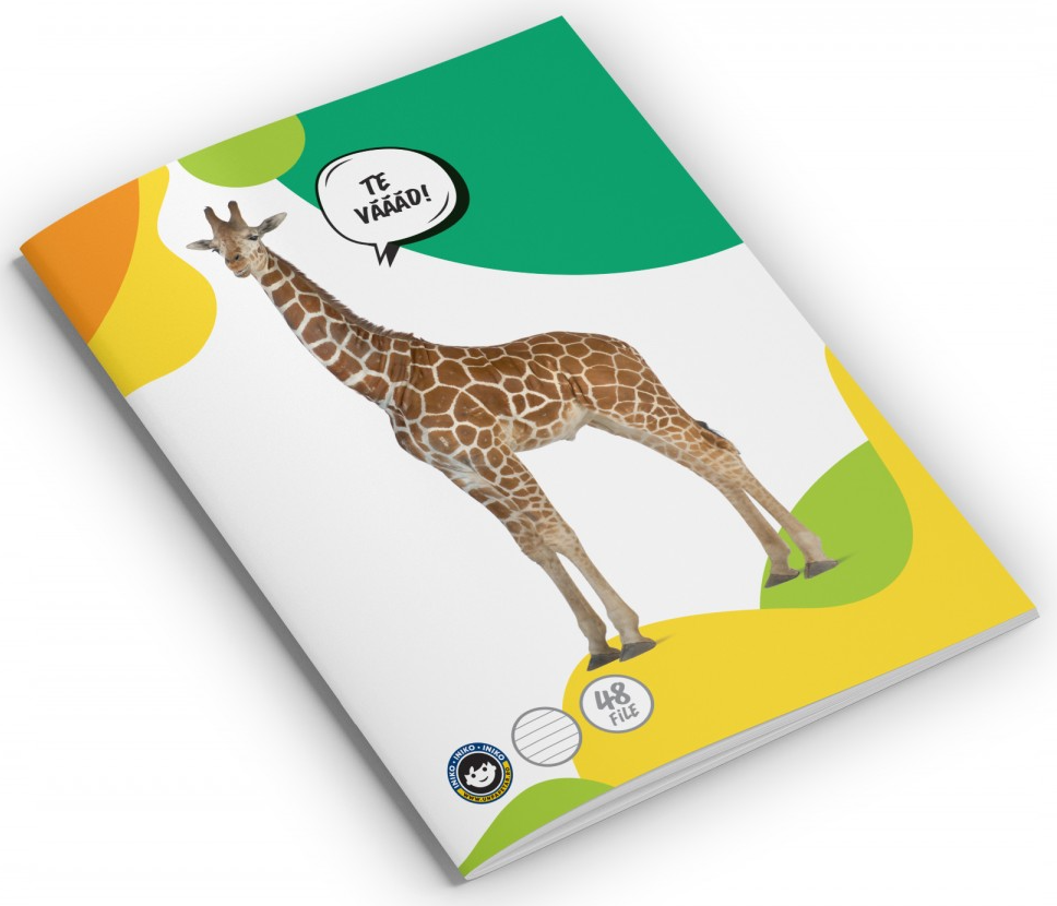 Caiet - Discover The Wild - Girafa, A4, matematica, 48 file