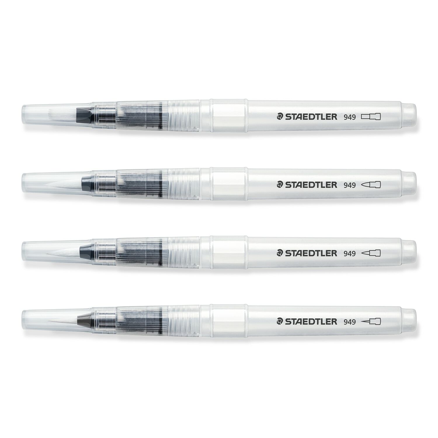Set 4 pensule cu rezervor