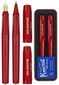 Set Stilou si Pix - Moleskine x Kaweco - Red