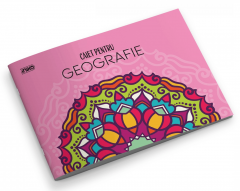 Caiet - A4, 24 file, geografie - Mandala