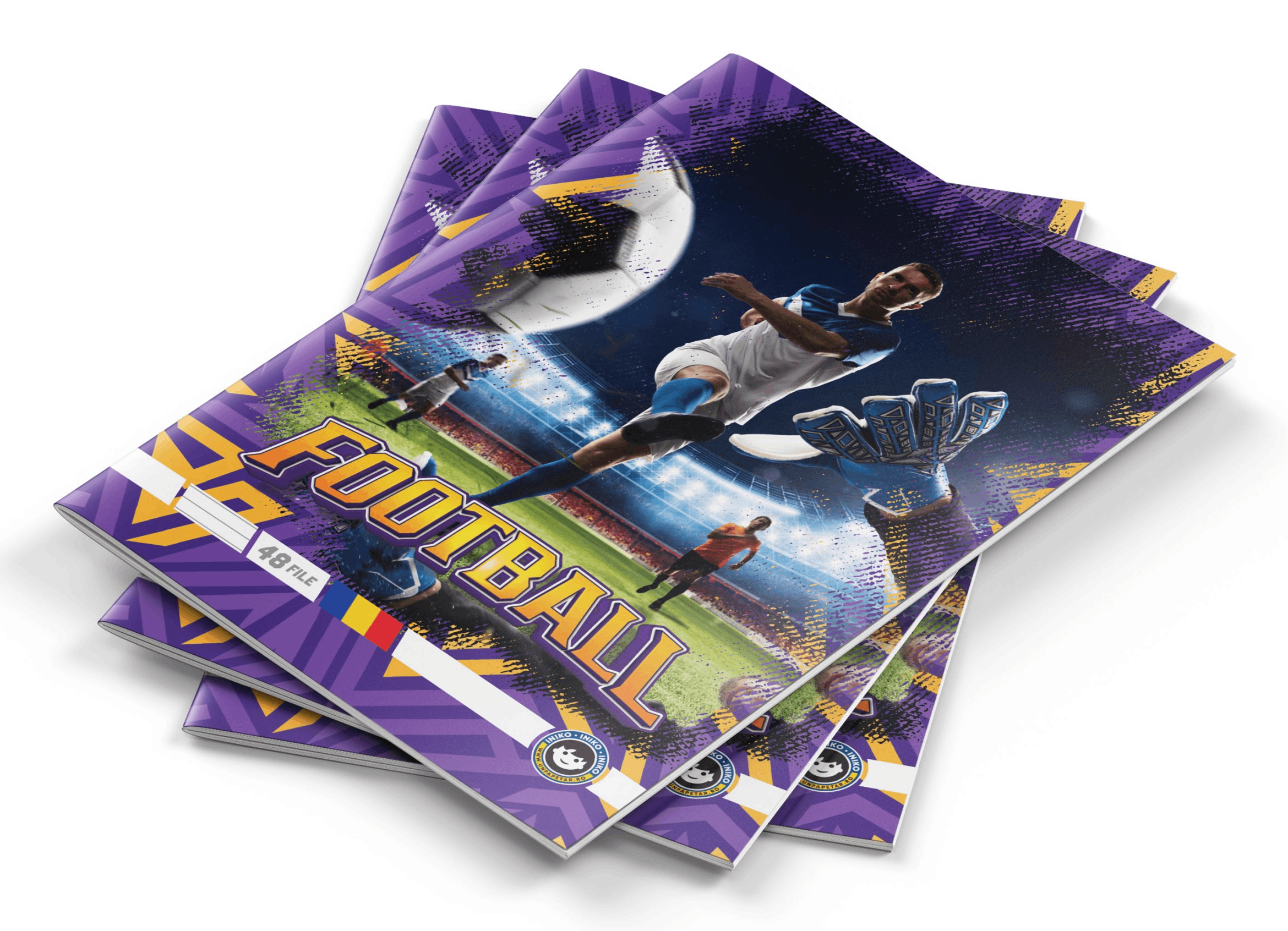 Caiet - A5, 48 file, dictando - Sports - Football