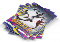 Caiet - A4, 48 file, dictando - Sports - Soccer