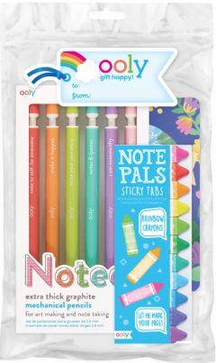 Set 6 creioane mecanice - Happy Pack - Pastel Rainbows