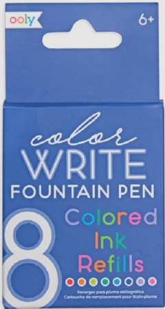 Set rezeve pentru stilouri - Color Write, 8 culori