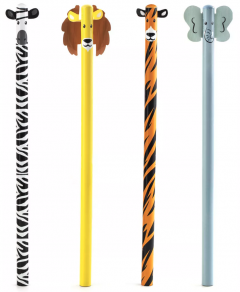 Set 4 creioane - Safari Animal