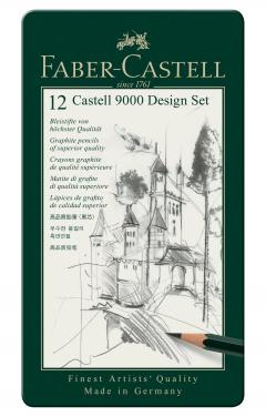 Set 12 creioane - Castel 9000 - Design