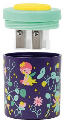Ascutitoare plastic dubla cu container - Fairy Tale thumbnail