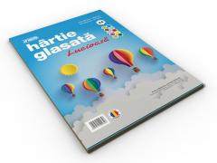 Hartie glasata lucioasa A4 10 culori - Classic - doua modele - pret pe bucata thumbnail