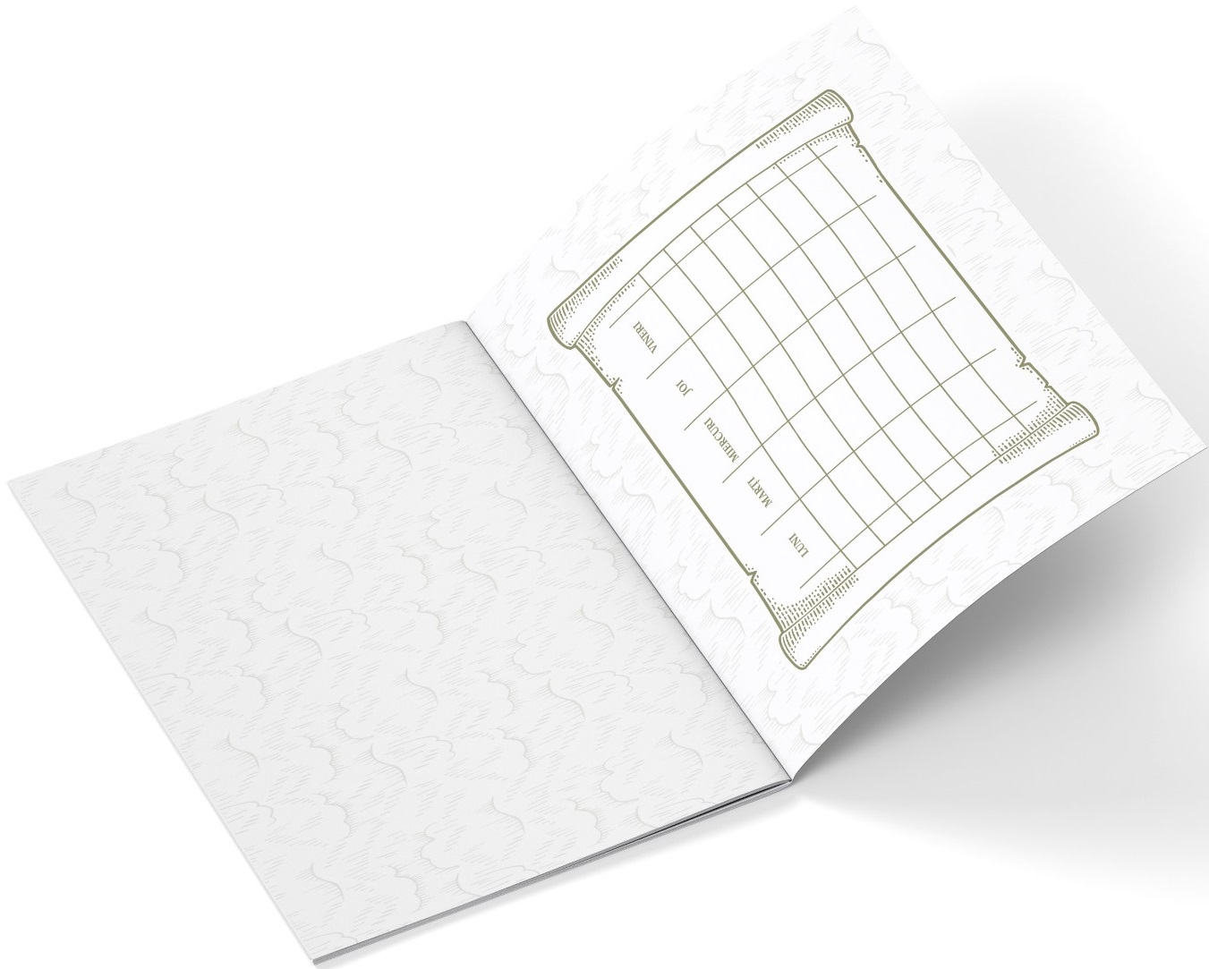 Caiet A4 matematica, 48 file - 2 modele