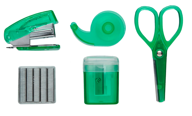 Mini set accesorii de birou - Heart Mini