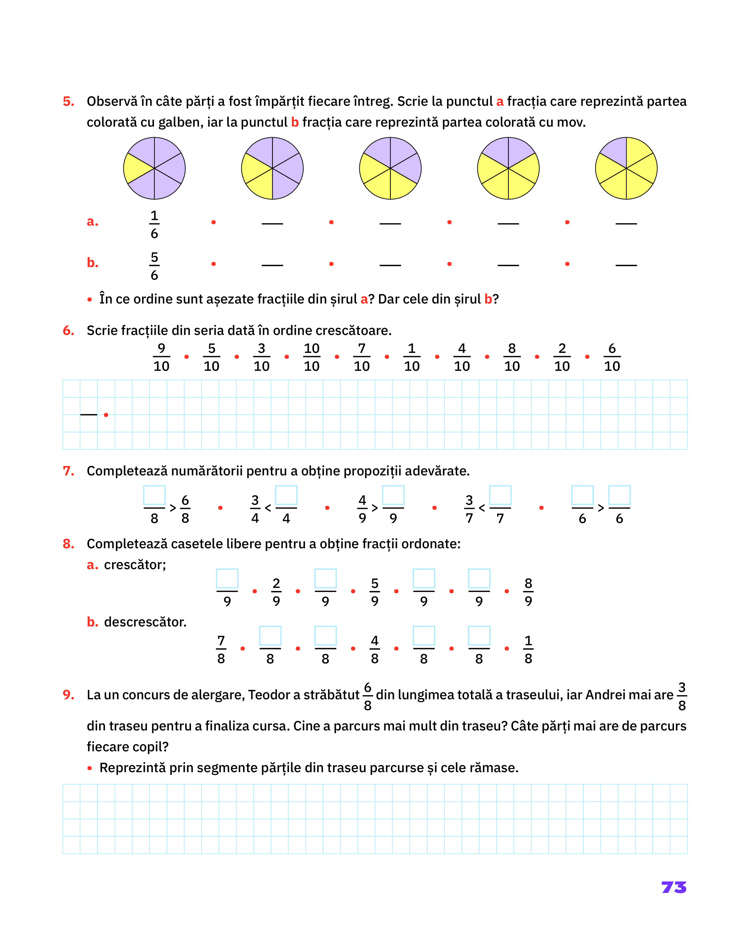 Matematica. Caietul elevului. Clasa a III-a