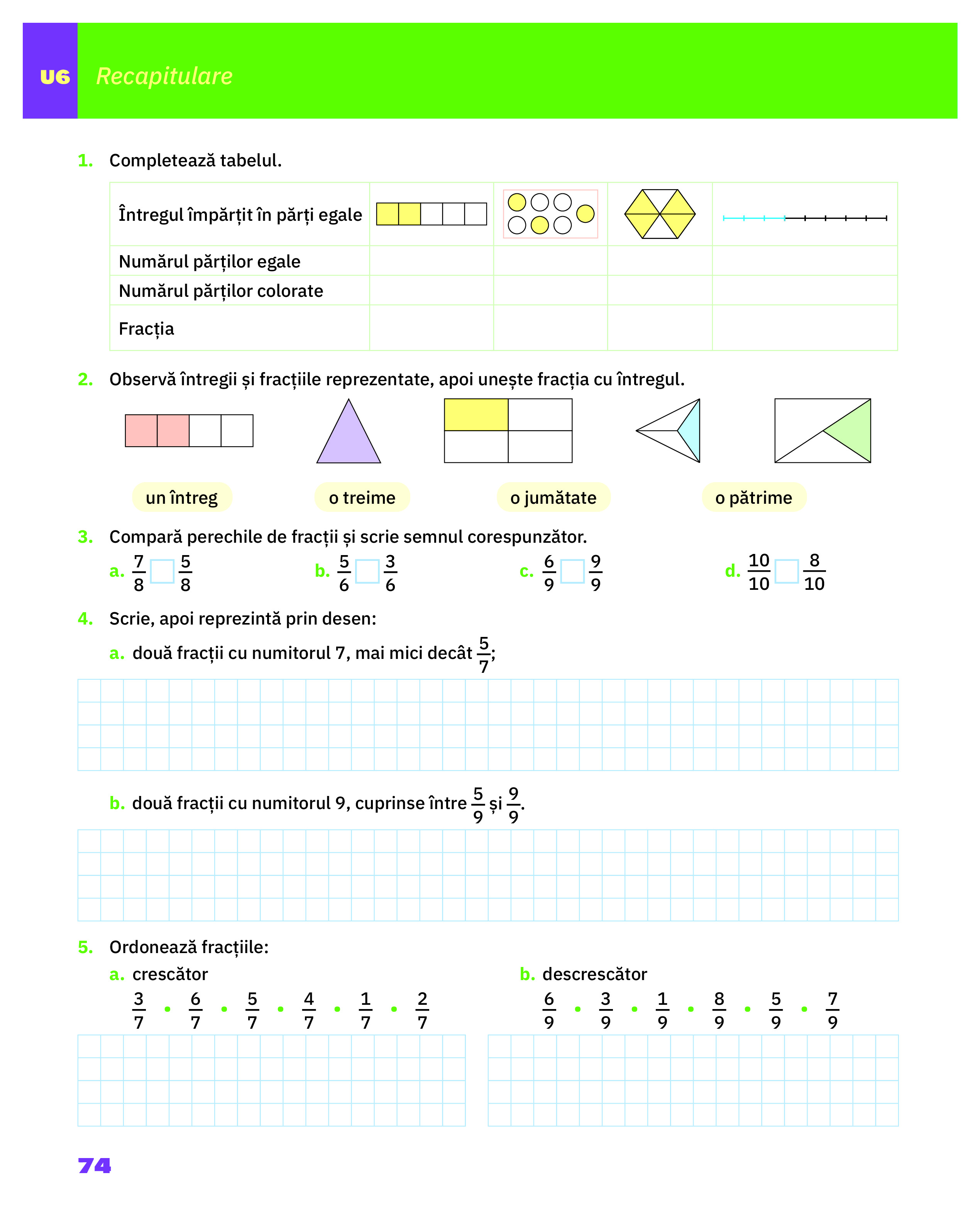 Matematica. Caietul elevului. Clasa a III-a