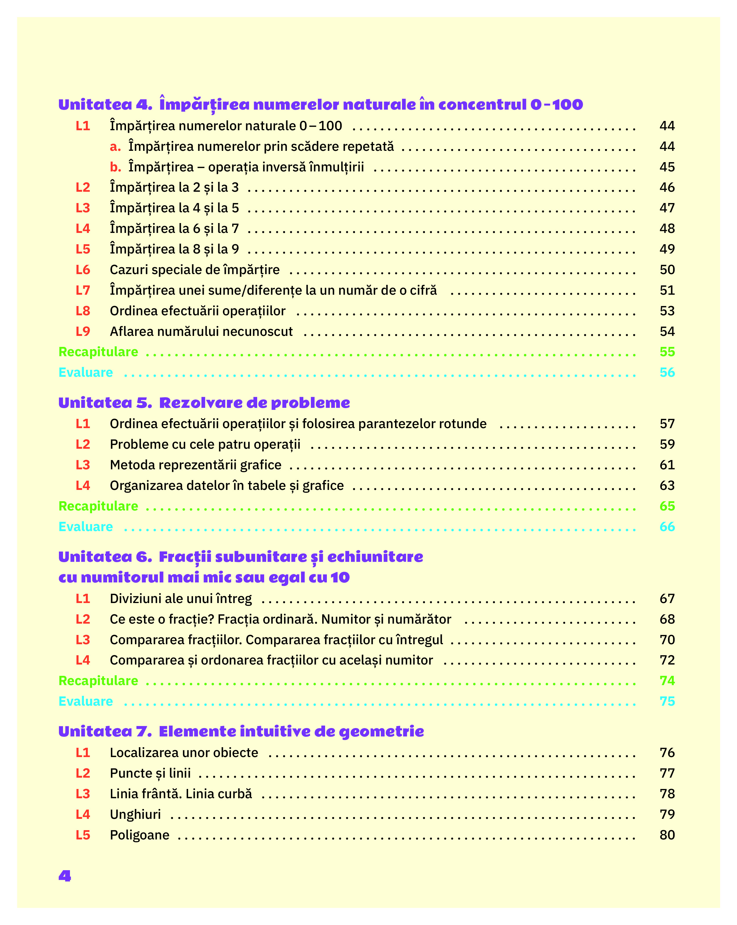 Matematica. Caietul elevului. Clasa a III-a