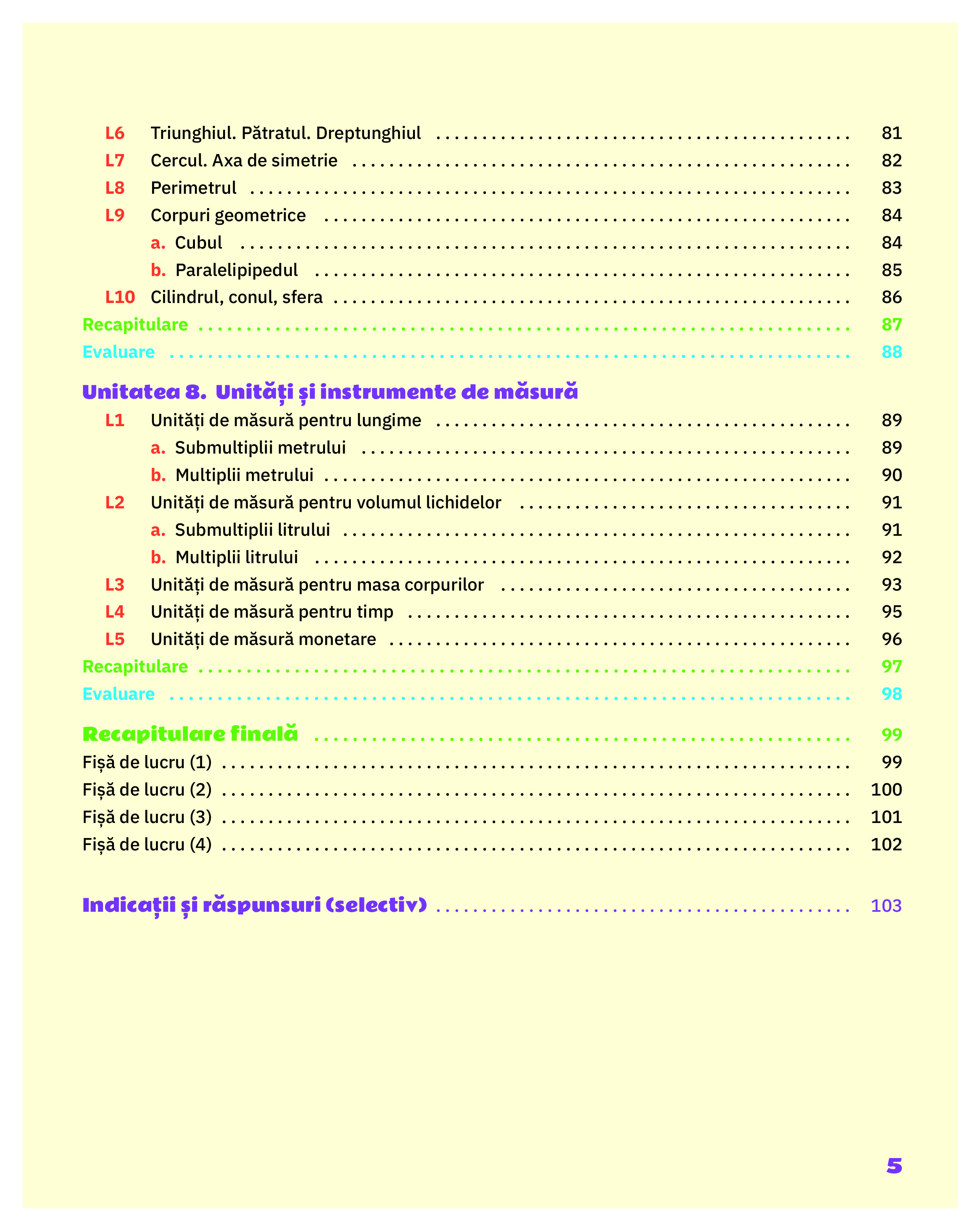 Matematica. Caietul elevului. Clasa a III-a