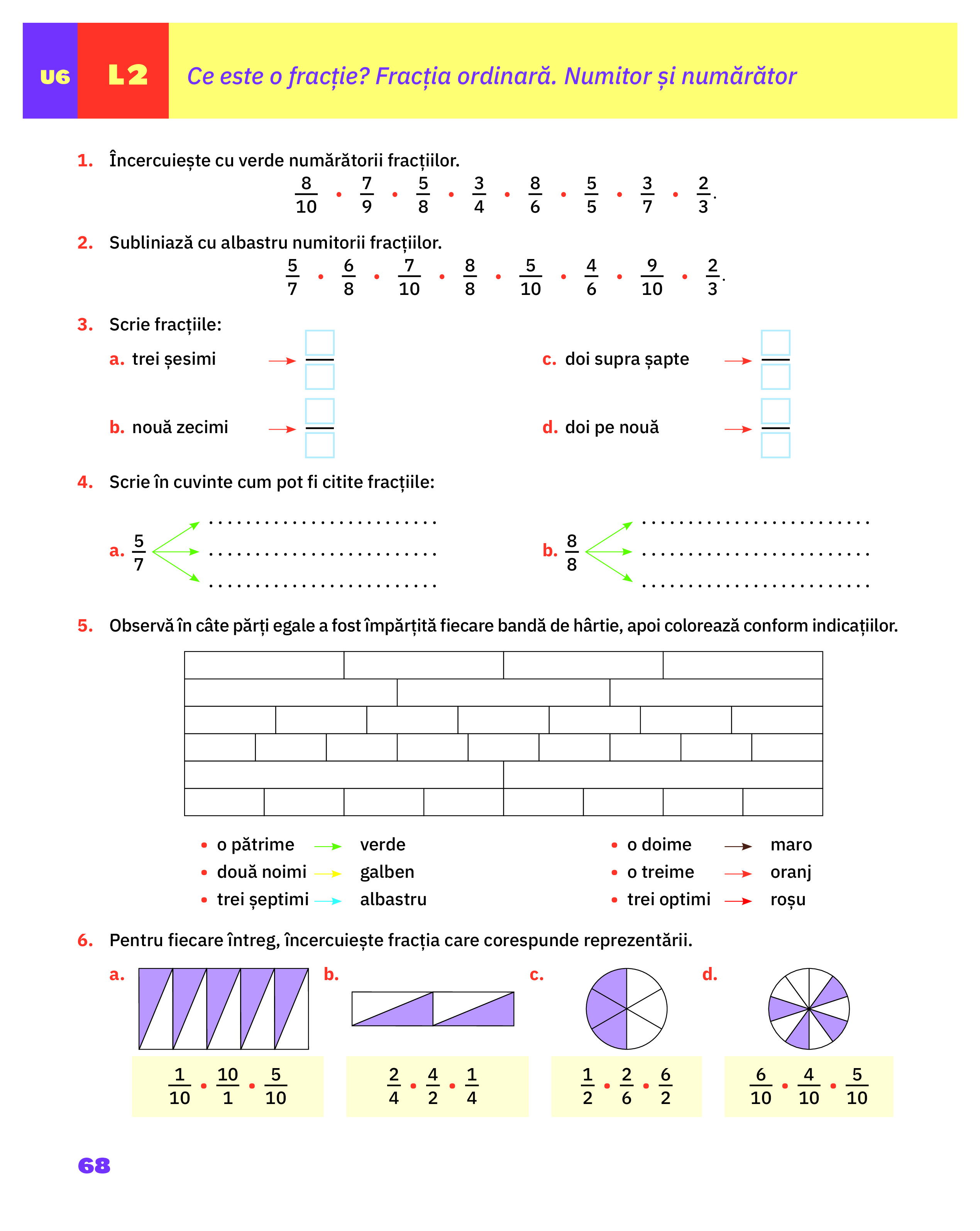 Matematica. Caietul elevului. Clasa a III-a