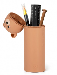 Penar - 2 in 1 Soft Silicone Pencil Case - Kawaii - Teddy Bear thumbnail