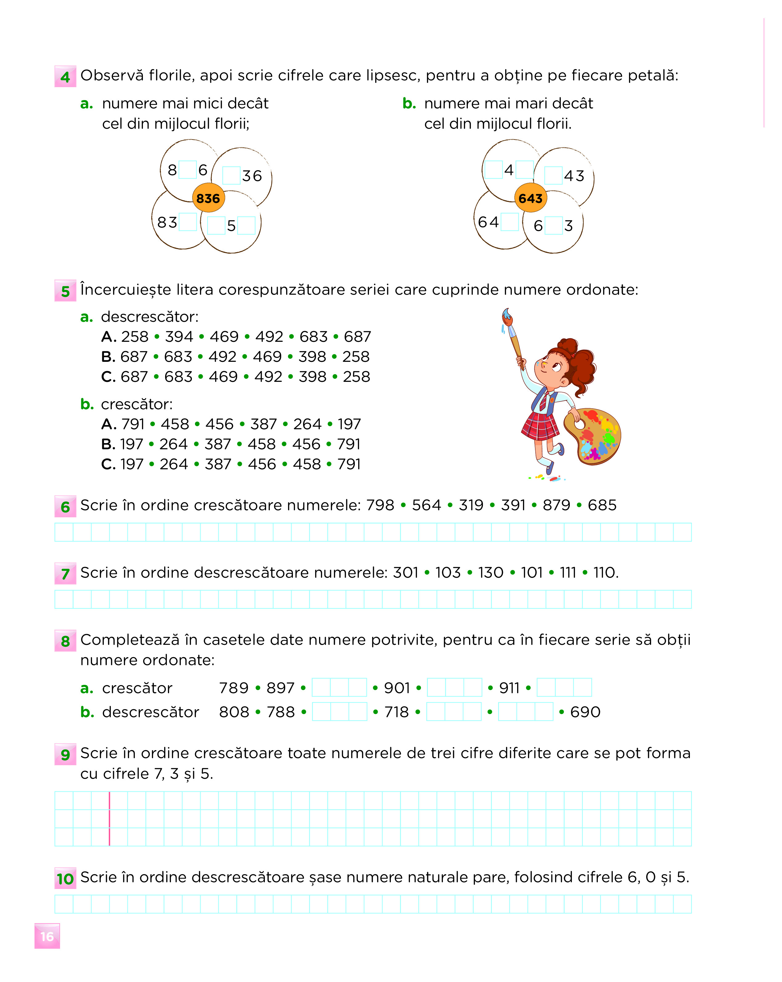 Matematica si explorarea mediului - Caiet elevului, Clasa a II-a