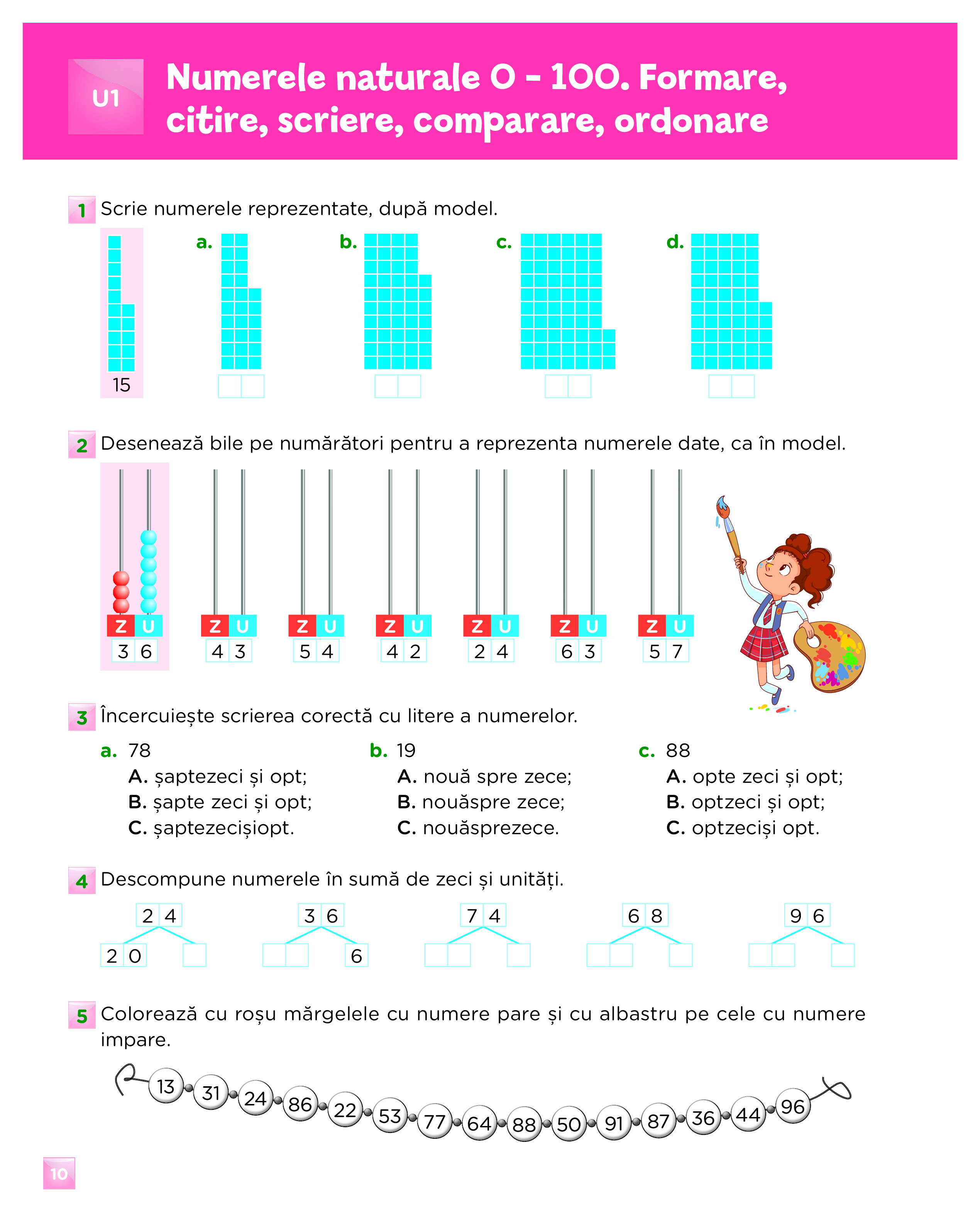 Matematica si explorarea mediului - Caiet elevului, Clasa a II-a
