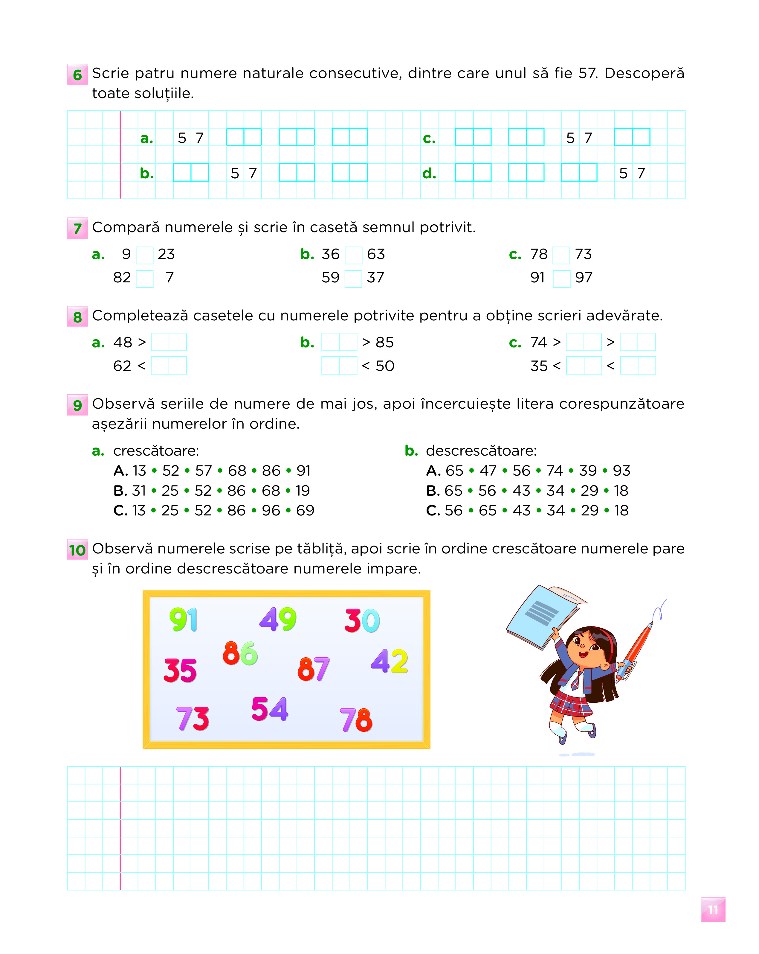 Matematica si explorarea mediului - Caiet elevului, Clasa a II-a