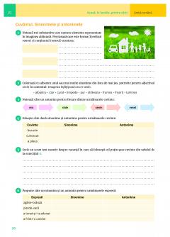 Limba si literatura romana - Caietul elevului, Clasa a VI-a thumbnail