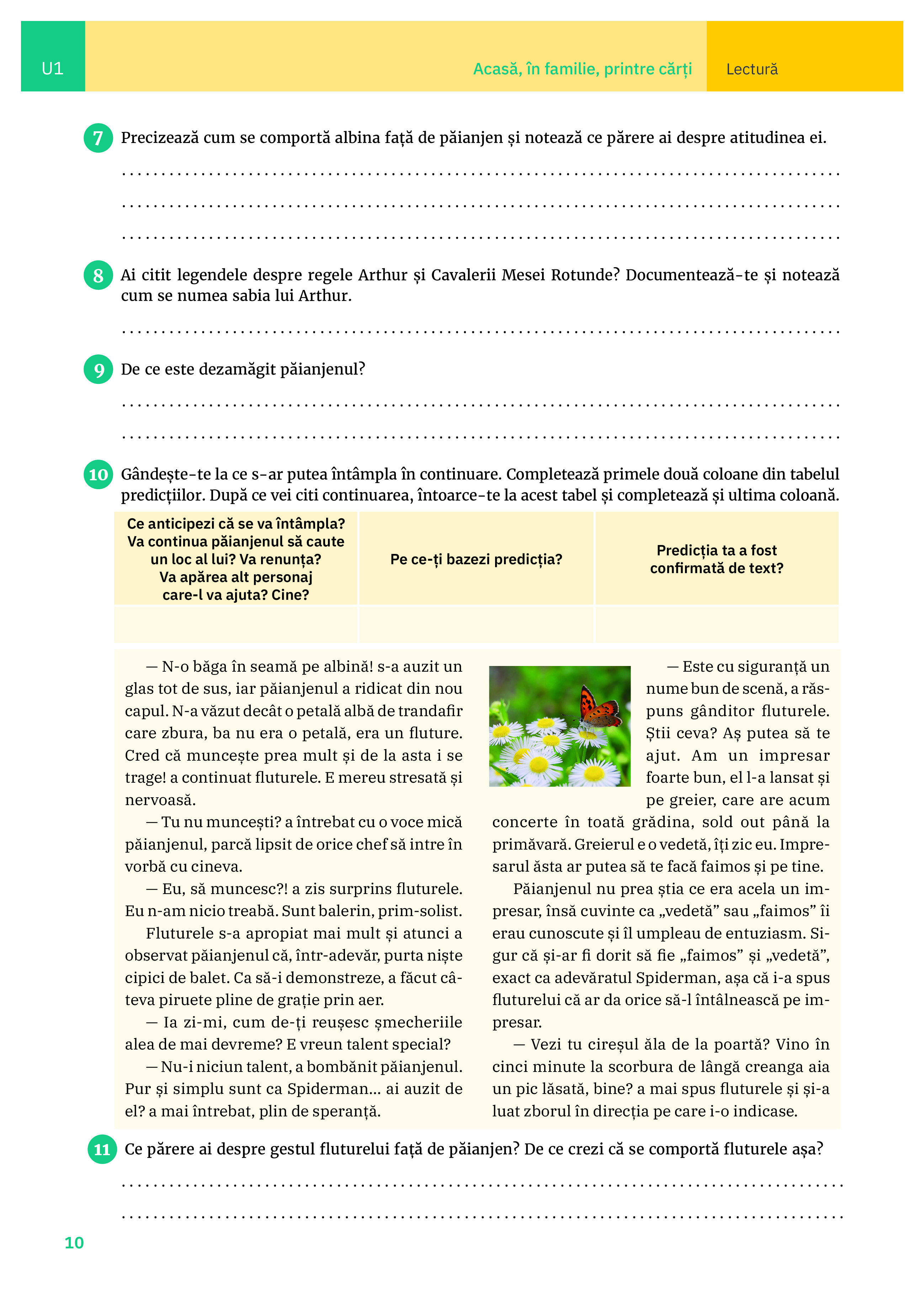 Limba si literatura romana - Caietul elevului, Clasa a VI-a