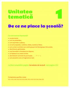 Limba si literatura romana - Clasa a III-a, Caietul elevului thumbnail