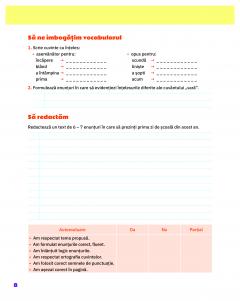 Limba si literatura romana - Clasa a III-a, Caietul elevului thumbnail