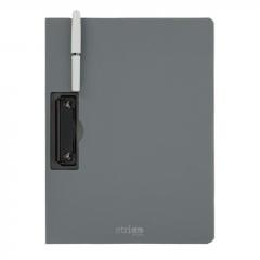 Clipboard Strigo A4, cu suport pentru pix - Gri thumbnail