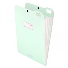 Organizator A4 Strigo, cu 5 separatoare - Verde deschis thumbnail