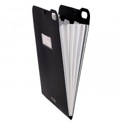 Organizator A4 Strigo, cu 5 separatoare - Negru thumbnail