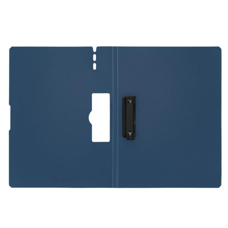 Clipboard Strigo A4, cu suport pentru pix - Albastru marin