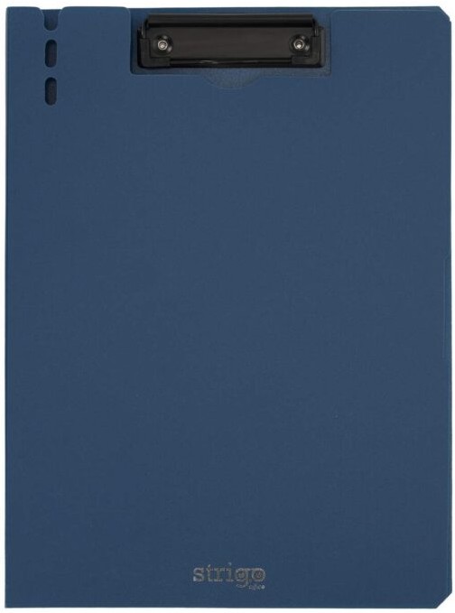 Clipboard Strigo A4, cu suport pentru stilou - Albastru marin