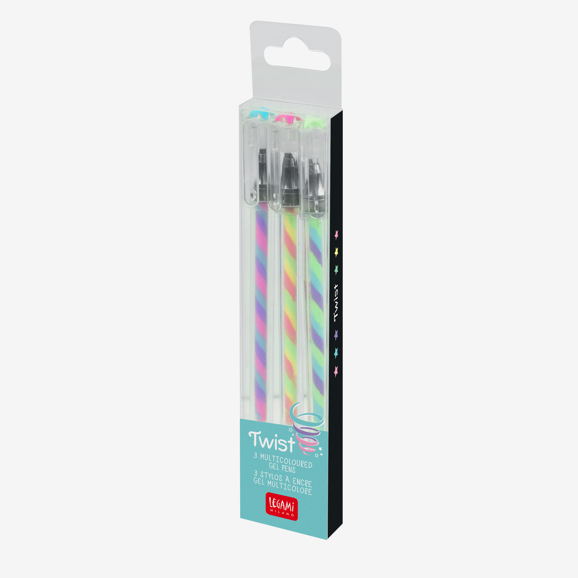 Set 3 pixuri cu gel - Twist 