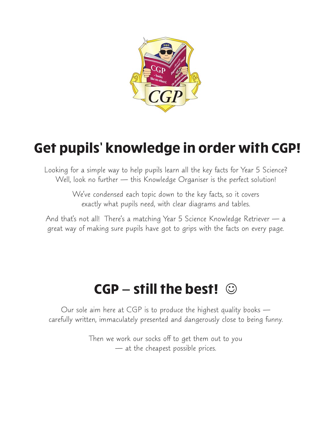 Knowledge Organiser Science Year 5