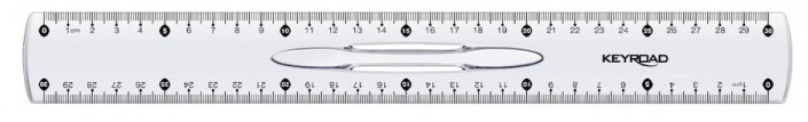 Rigla - Transparent - 30 cm
