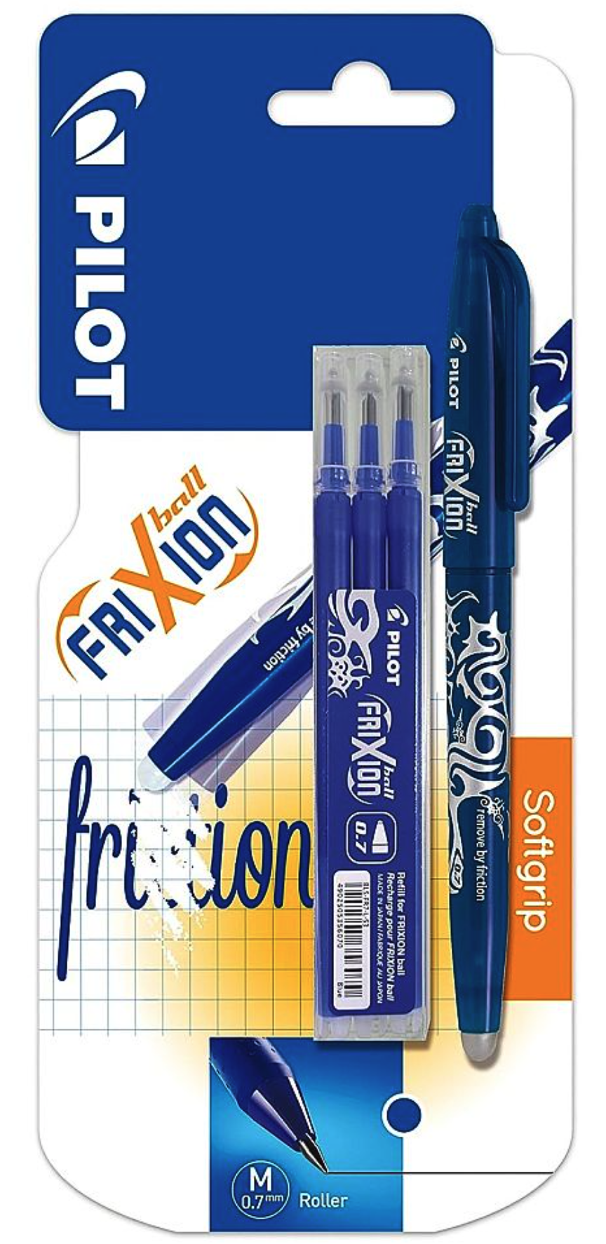 Set roller + 3 rezerve albastre