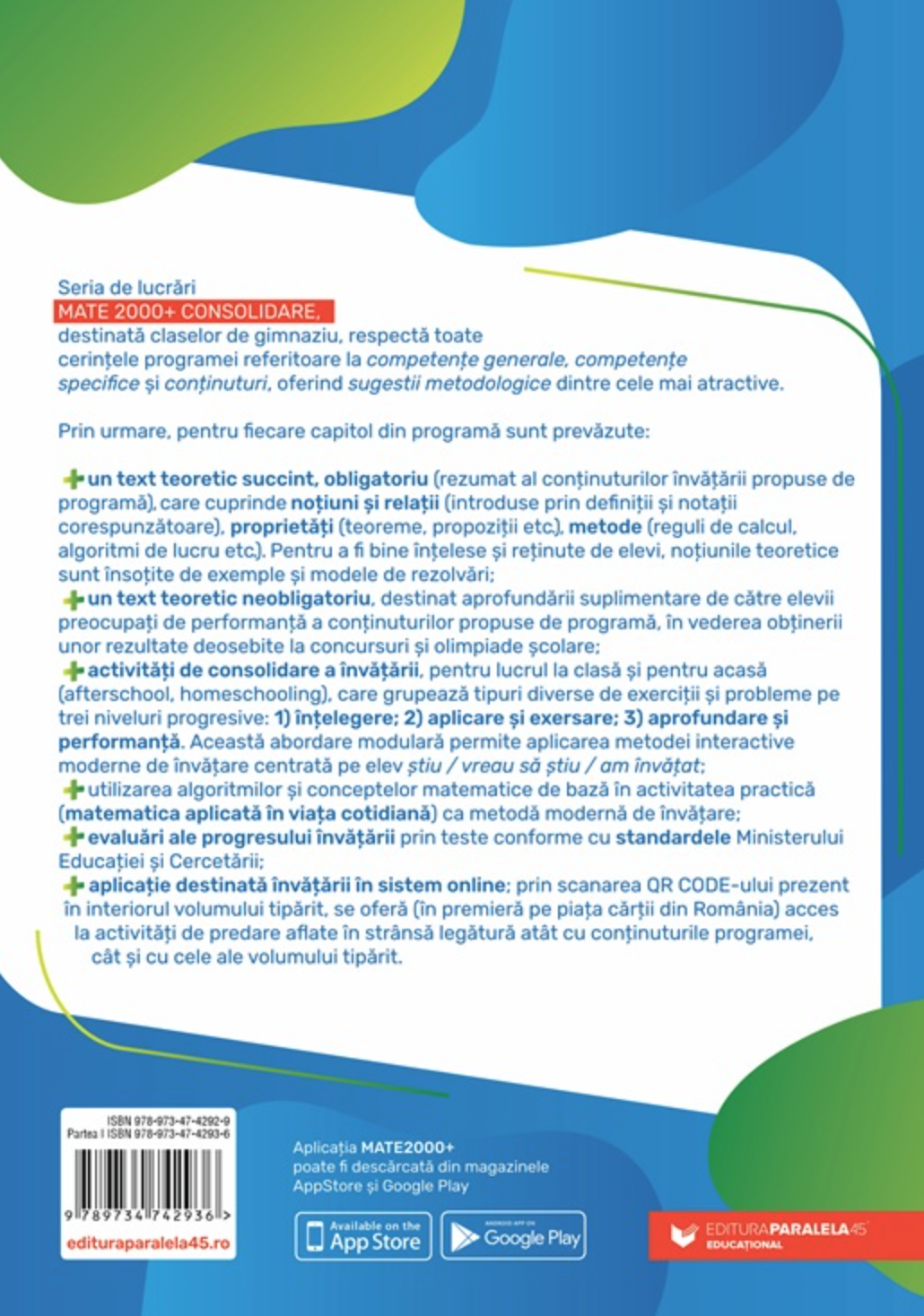 Matematica. Consolidare clasa a VII-a (Algebra, geometrie) - Partea I