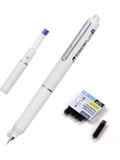 Stilou retractabil - Alb + 5 patroane thumbnail