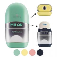 Ascutitoare cu radiera - Silver Milan