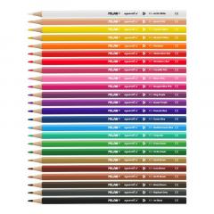 Set 24 Creioane colorate tip Acuarela - Milan thumbnail