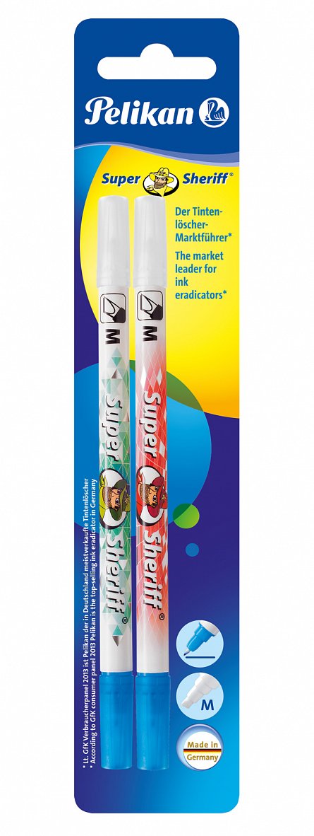 Carioca corectoare Super Pirat - Varf M - Set 2 bucati